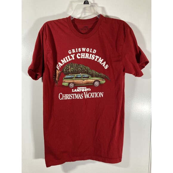National Lampoon's 'CHRISTMAS VACATION Griswold Family' T-Shirt (Women's Sz L) - Picture 1 of 3